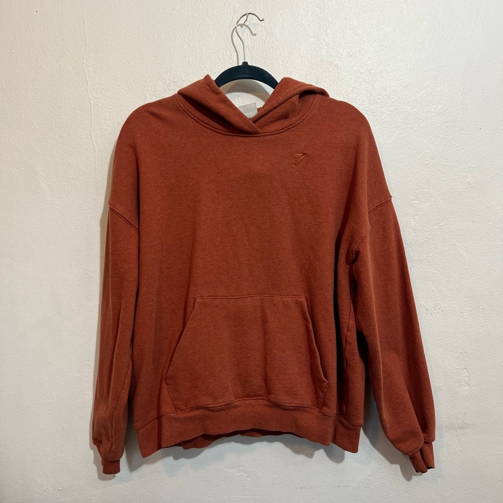 Gym Shark Rest Day Sweats Hoodie Orange Small